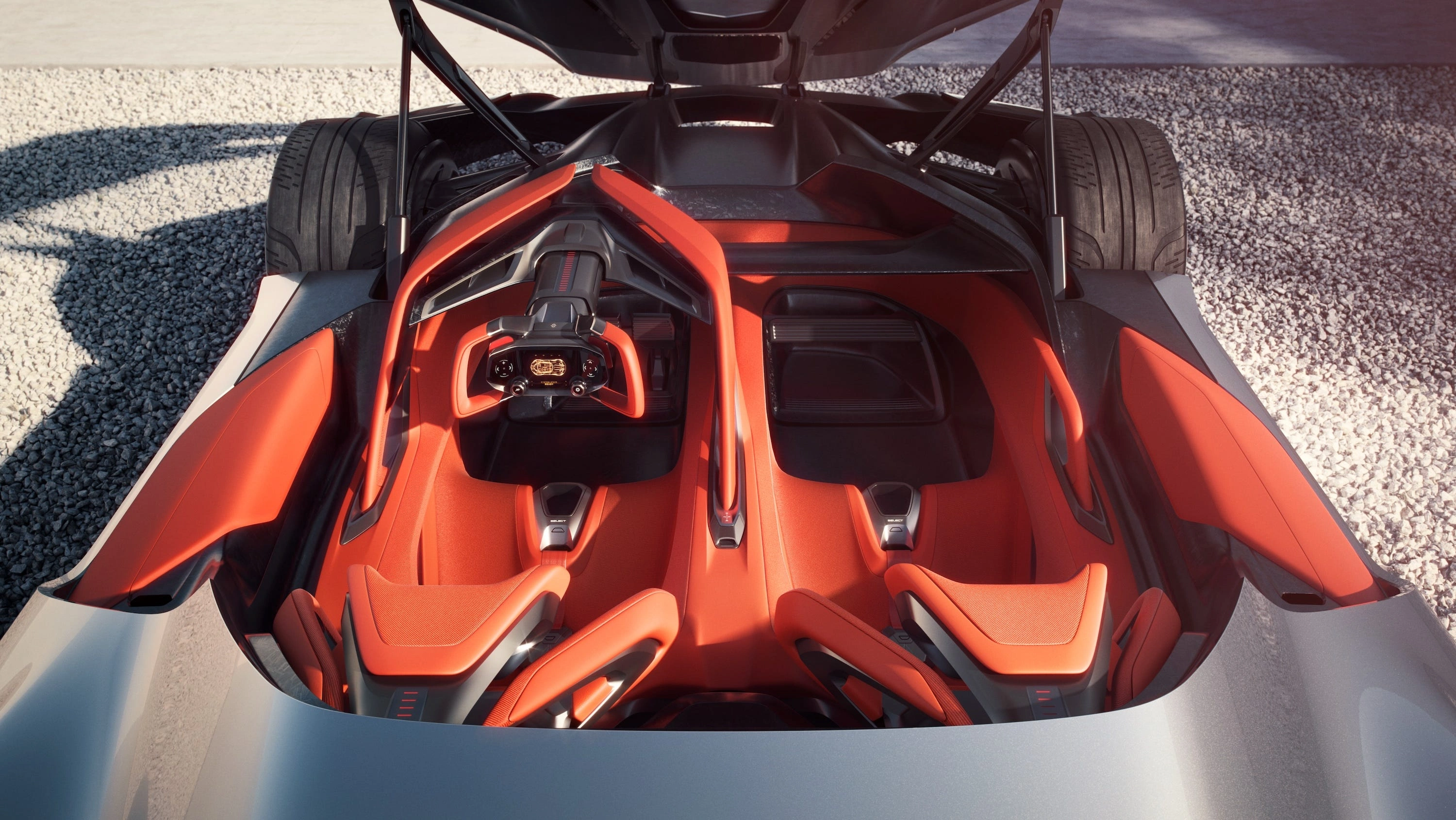 Corvette CX Concept canopy cockpit